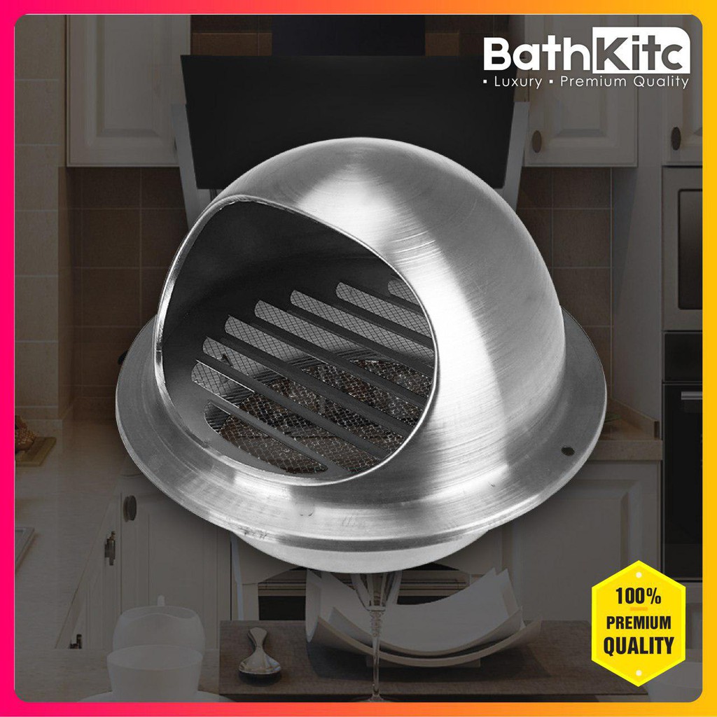 Gen Air Stainless Steel Cooker Hood End Cap Ducting Cap Wall Cap 4" / 6