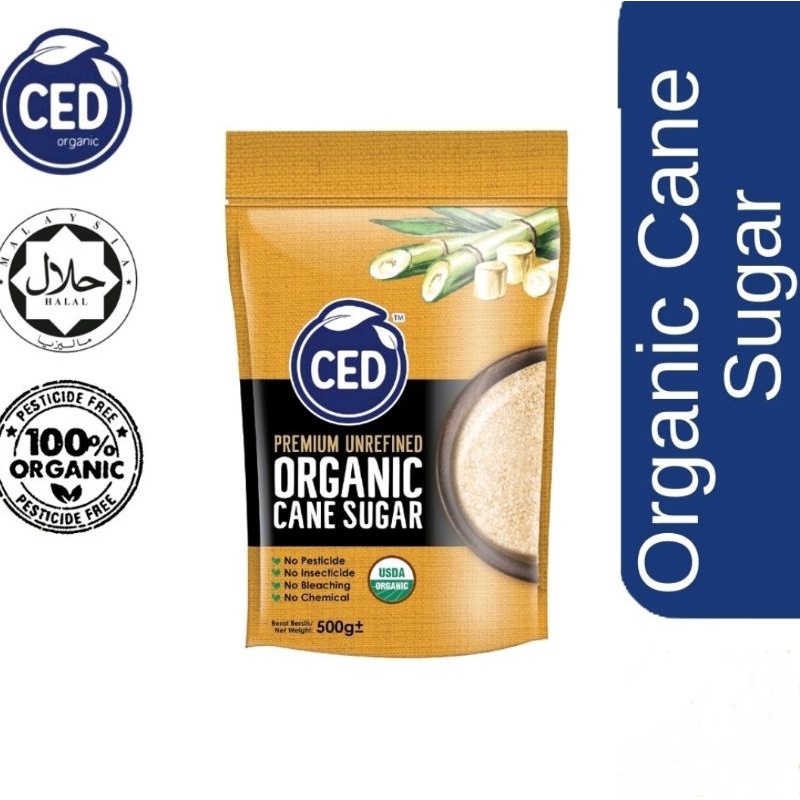 (New Packing) CED 100 Organic Cane Sugar (850G/500G) Shopee Malaysia