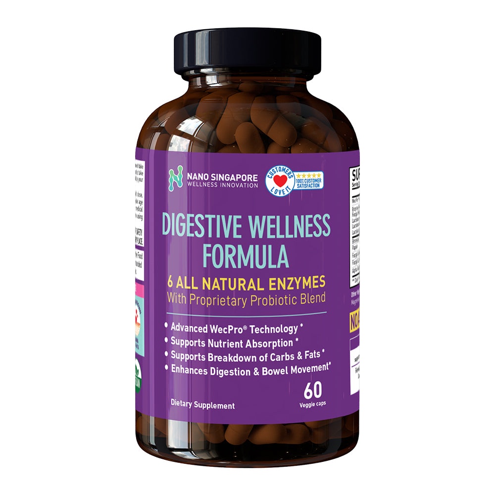 Nano Singapore Digestive Wellness Formula 6 All Natural Digestive