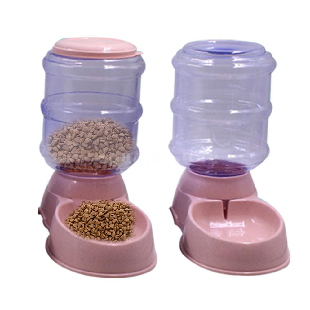 Automatic Pet Water Food Dispenser 3.8L Large Capacity SelfDispensing