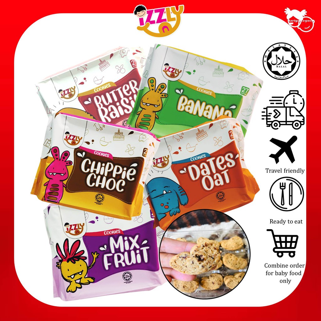 Izzly Baby Cookies/ Biskut Baby Izliyah Kitchen Homemade Baby Food