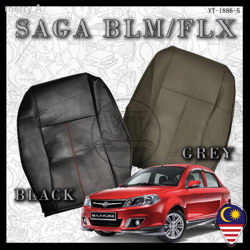 saga blm/flx pvc seat cover Shopee Malaysia