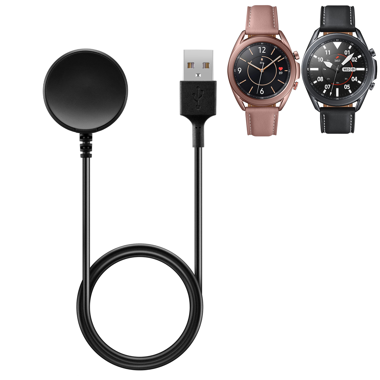 USB Data and Dock Charger for Samsung Galaxy Watch 3 41mm