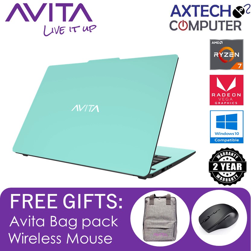 Avita Liber V14 R7 14'' FHD Laptop ( Ryzen 7 4700U, 8GB, 512GB SSD, ATI