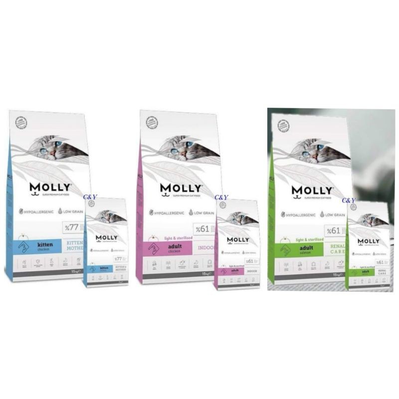 MOLLY Super Premium Cat Food 2kg (Made In Turkey) Shopee Malaysia
