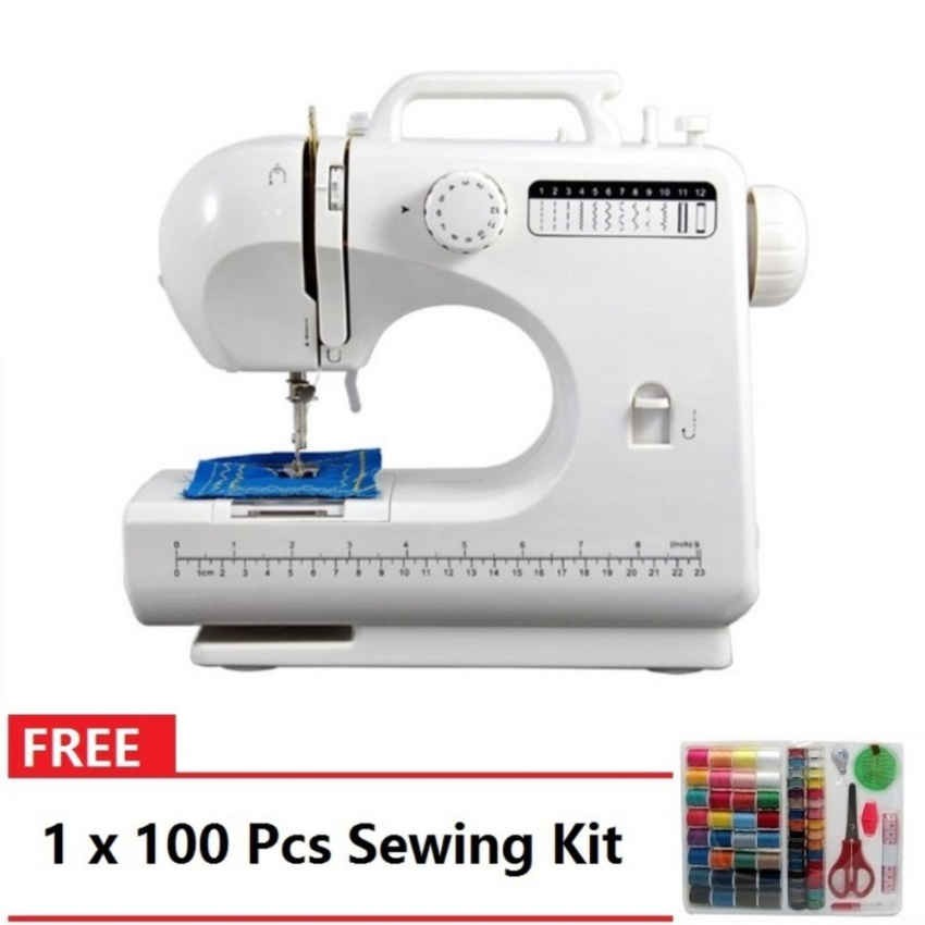 506 Pro Sewing Machine With 12 Sewing Options FREE 100 PCS Sewing Kit