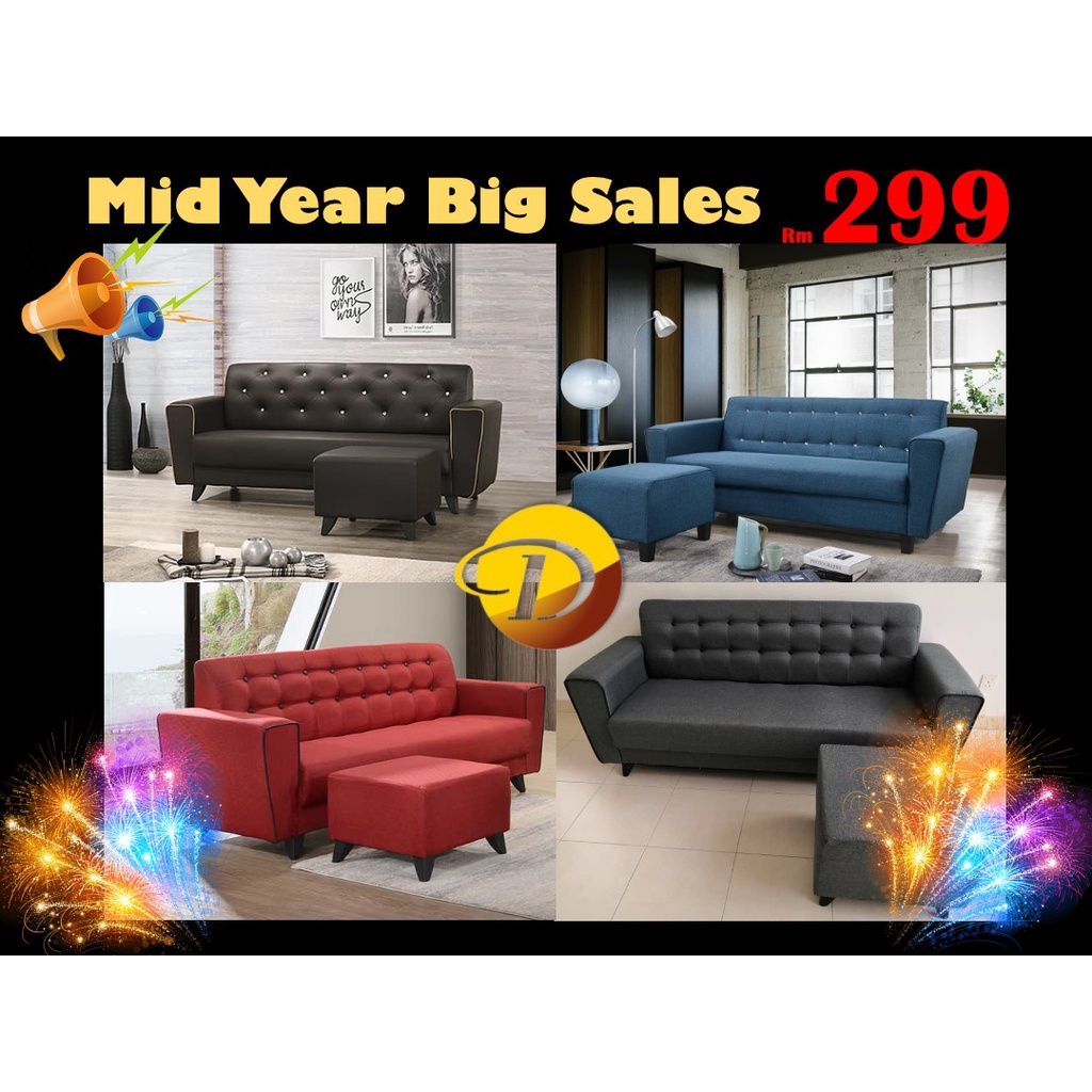 3 Seater Sofa Size Malaysian Designs