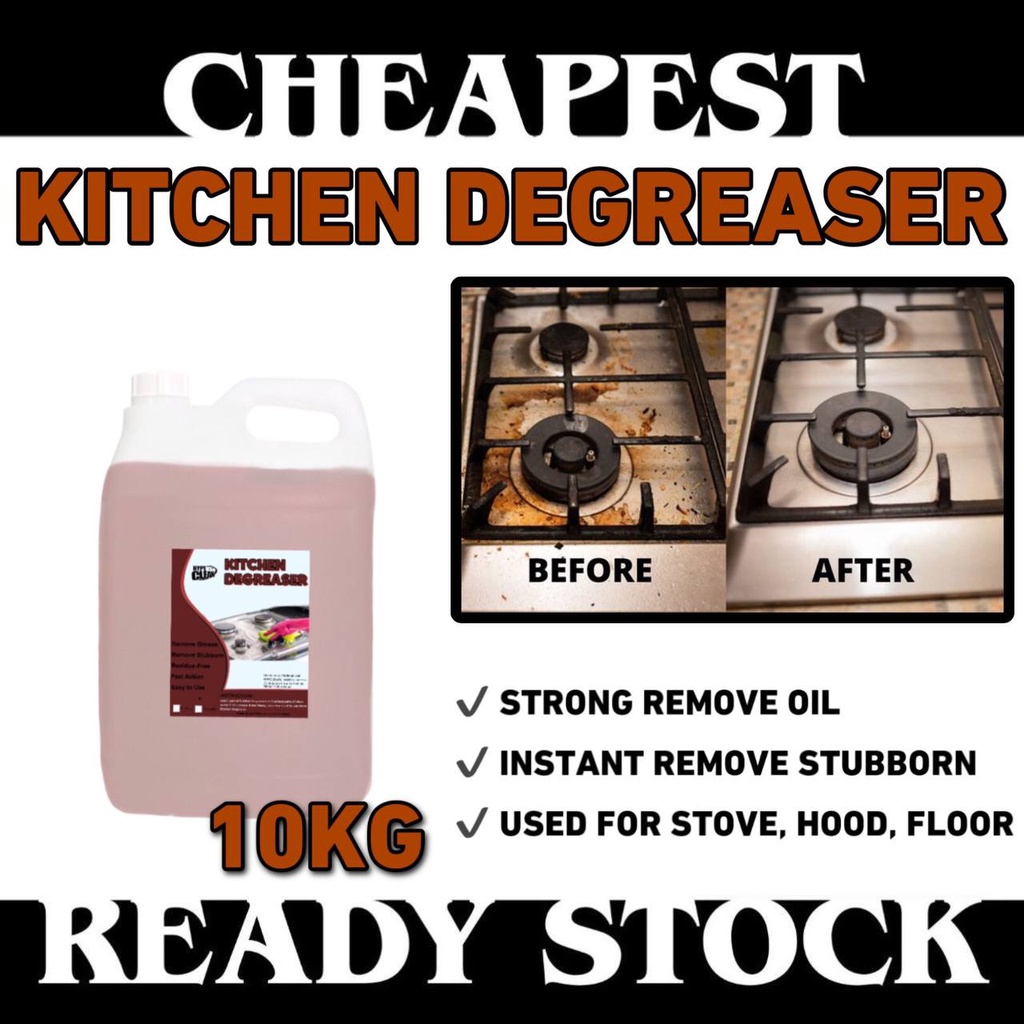 [10KG] Power Cleaner Degreaser /Kitchen Degreaser/ Liquid / Stove
