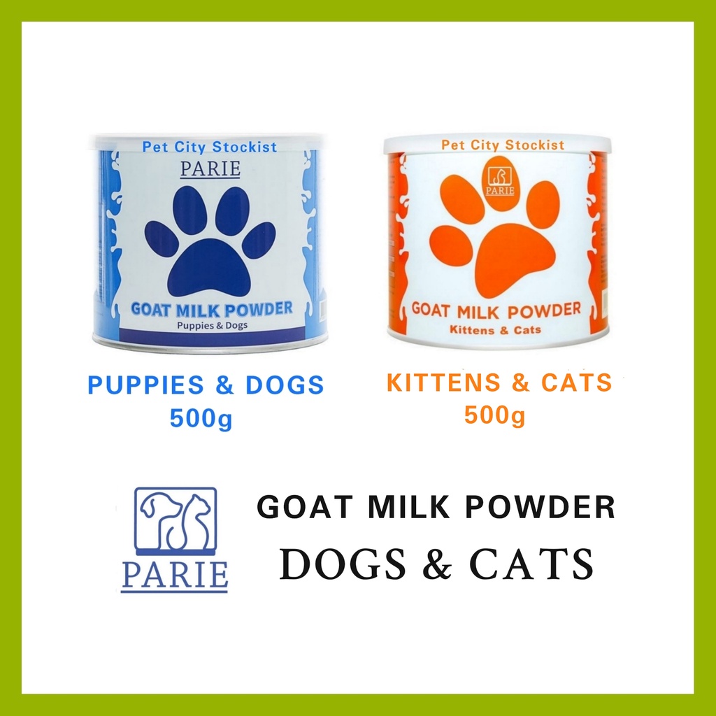 Parie Goat Milk Powder For Dogs & Cats 500gm ( exp 5/2023) Shopee
