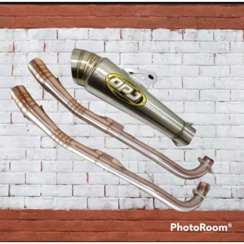 Dpj JIGSAW Conch Muffler RACING Exhaust For Motorcycle JUPITER VEGA
