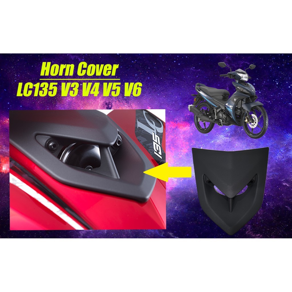 YAMAHA LC135 V3, V4, V5 V6 HORN COVER INCLUDE SCREW & BUSH COMPLATE SET