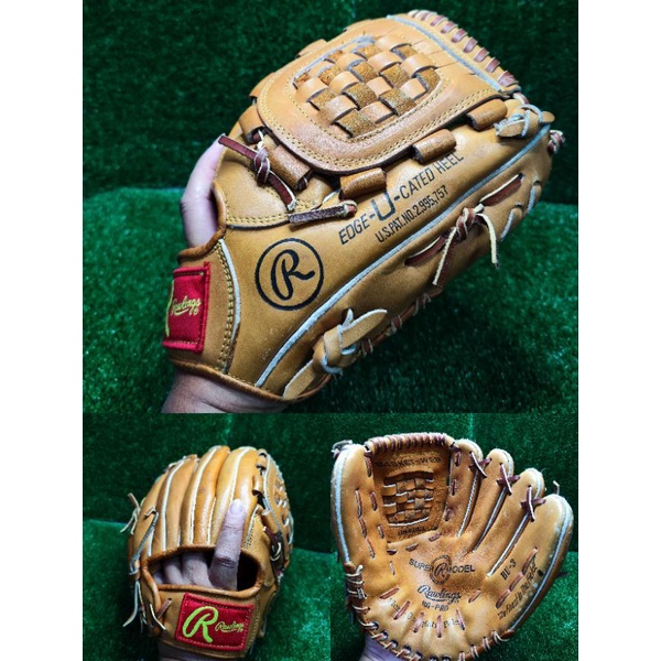 (A)used softball baseball glove sofbol glove Shopee Malaysia