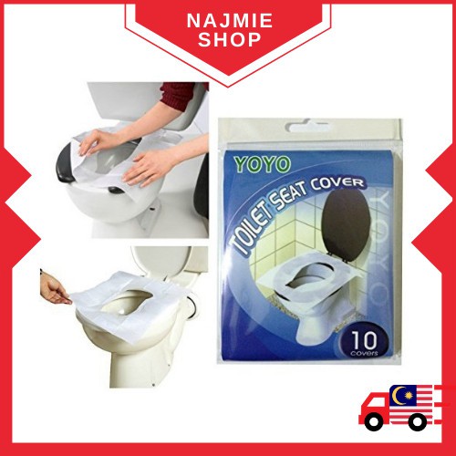 Disposable Toilet Seat Travel Antibacterial Toilet Paper Lapik Tandas