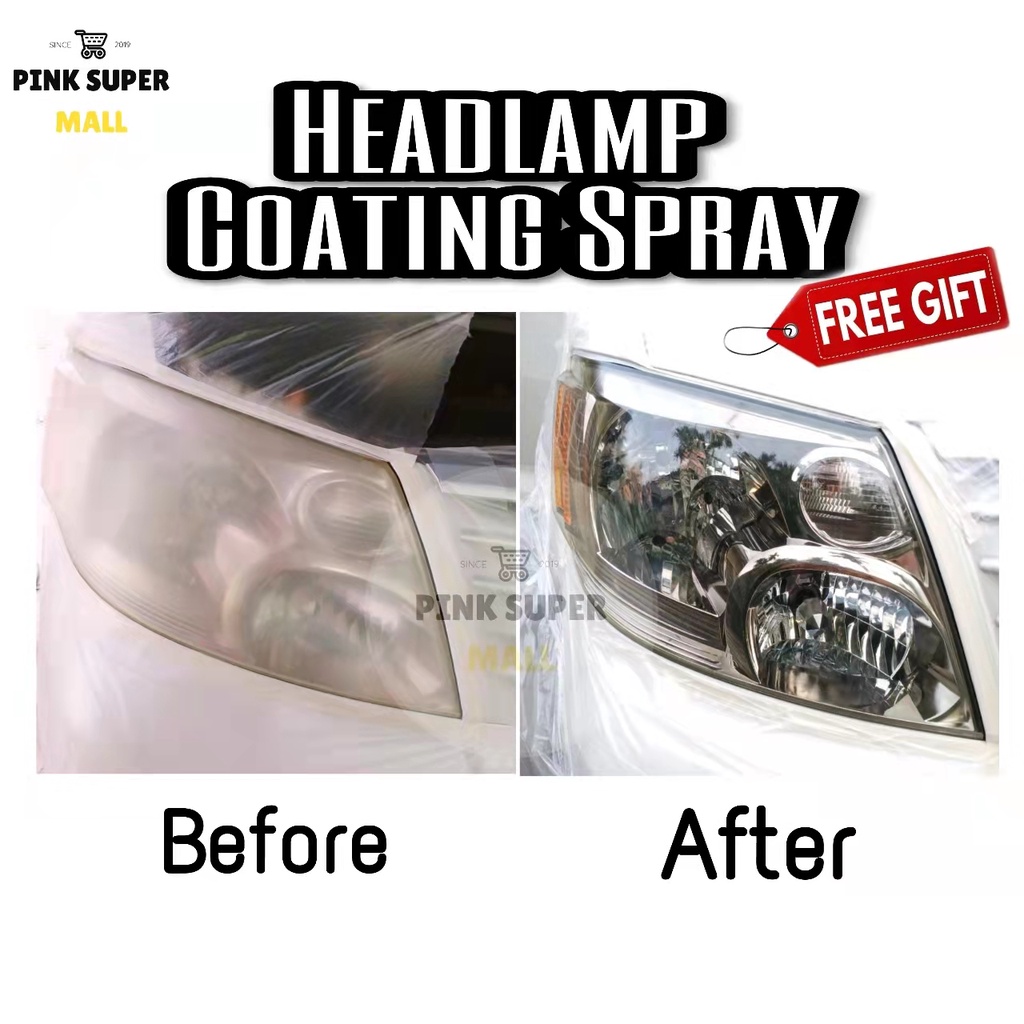 Car headlamp Coating/ spray lampu kereta/ Pengilat Lampu Kereta/ Kilat
