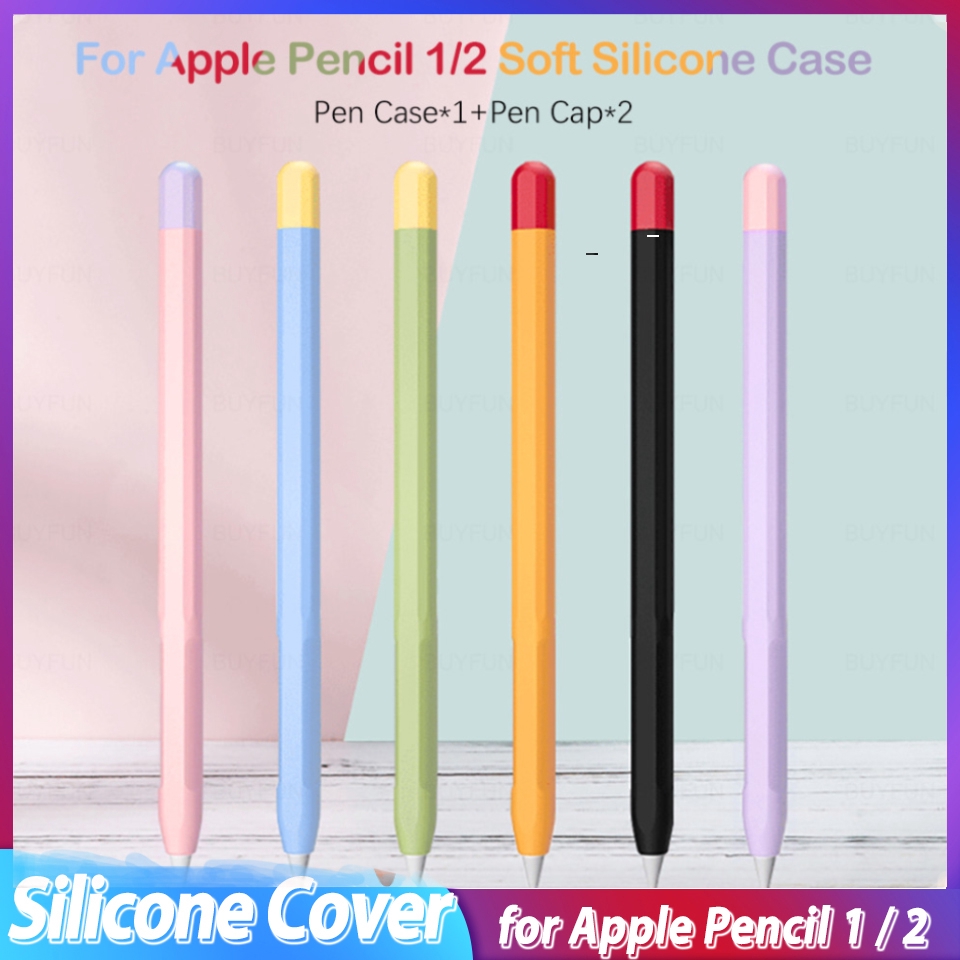 [Ready Stock] Apple Pencil 1/2 Case Newer Silicone Pen Case Thinner