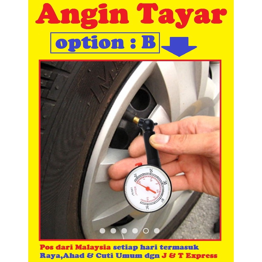 Tekanan Angin Tayar Kereta