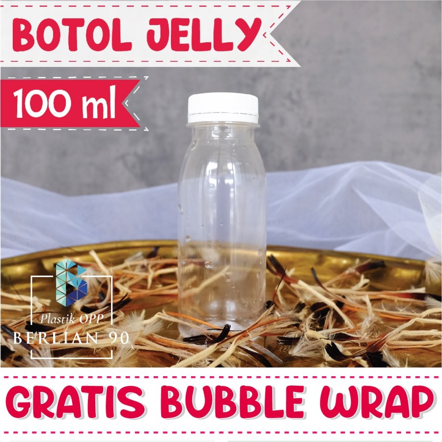 100ml Thick Plastic Jelly Bottle / 100 ml Zam Zam Bottle / 100 ml
