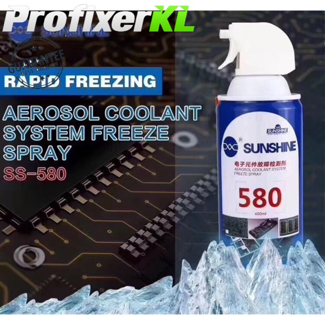 SUNSHINE SS580 Aerosol coolant system freeze spray Shopee Malaysia