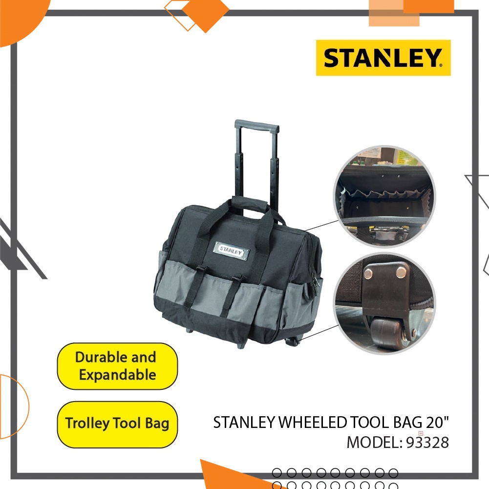 STANLEY WHEELED TOOL BAG 20" 93328 Shopee Malaysia