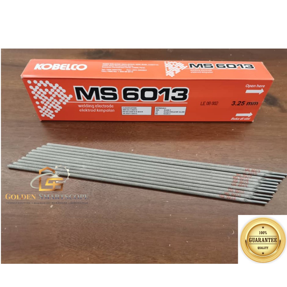 WELDING ROD / ELECTRODE (KOBELCO/ LINDE) G10 3.25mm (MS 6013) (1KG