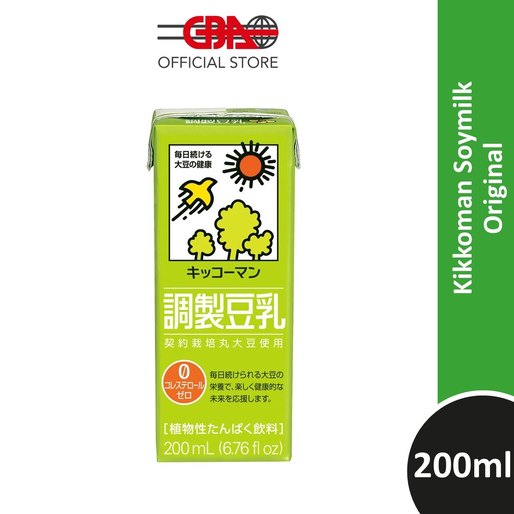 KIKKOMAN Soymilk Original 200ml Shopee Malaysia