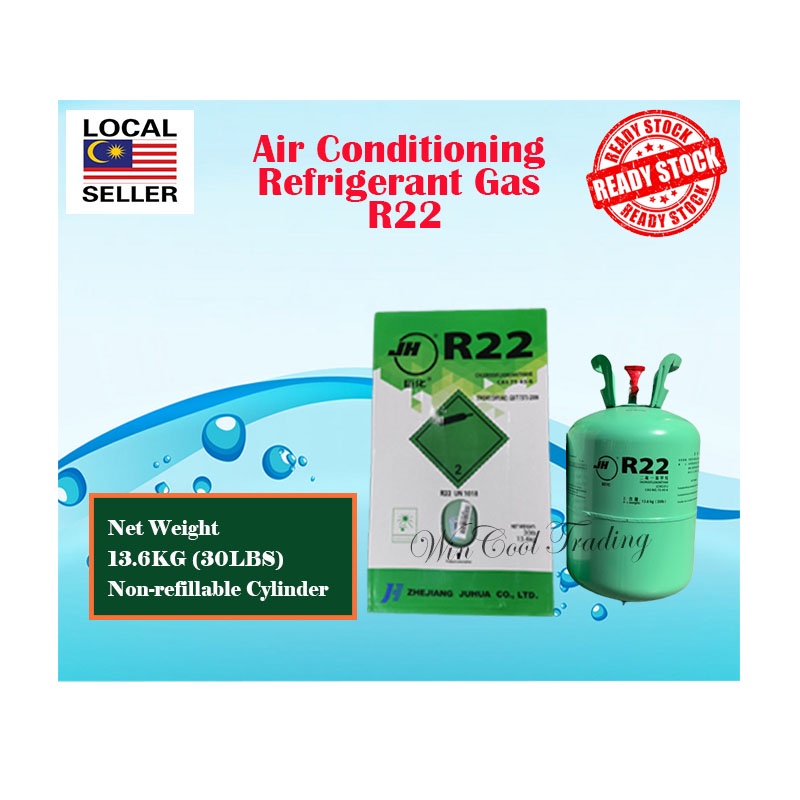 Refrigerant gas for airconditioning/ Gas untuk aircond brand JH R22