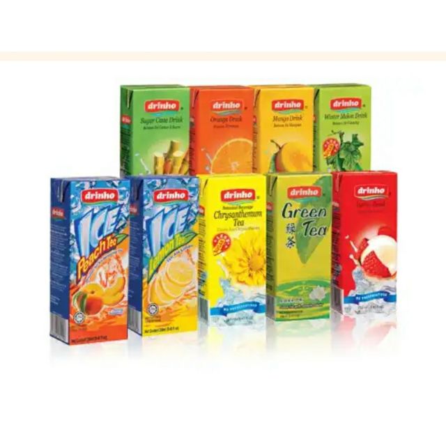 Drinho Packet Drinks Assorted 250mlx24s/carton Shopee Malaysia