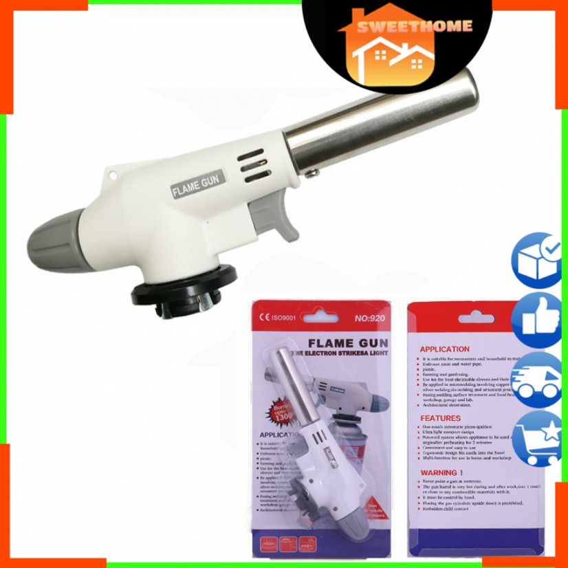 EcoSport Butane Gas Fire Flame / Gas BBQ Fire Flame Gun / Fire Starter