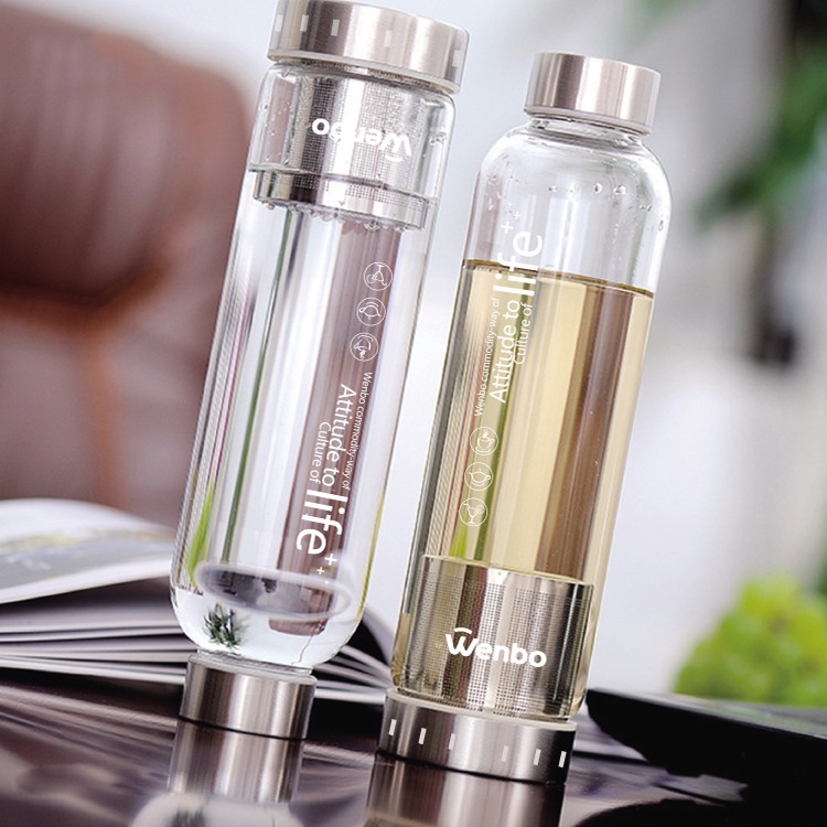 (VB) Tea Filter Glass Bottle 550ml Shopee Malaysia