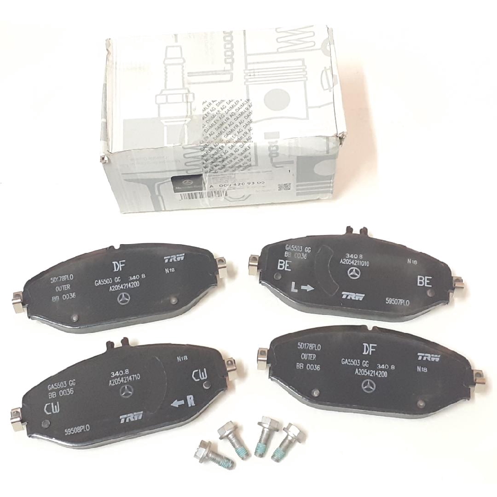 Mercedes Benz Front Brake Pad Original W205 W213 W238 0004209300 0084202820 1 Pair Shopee Malaysia