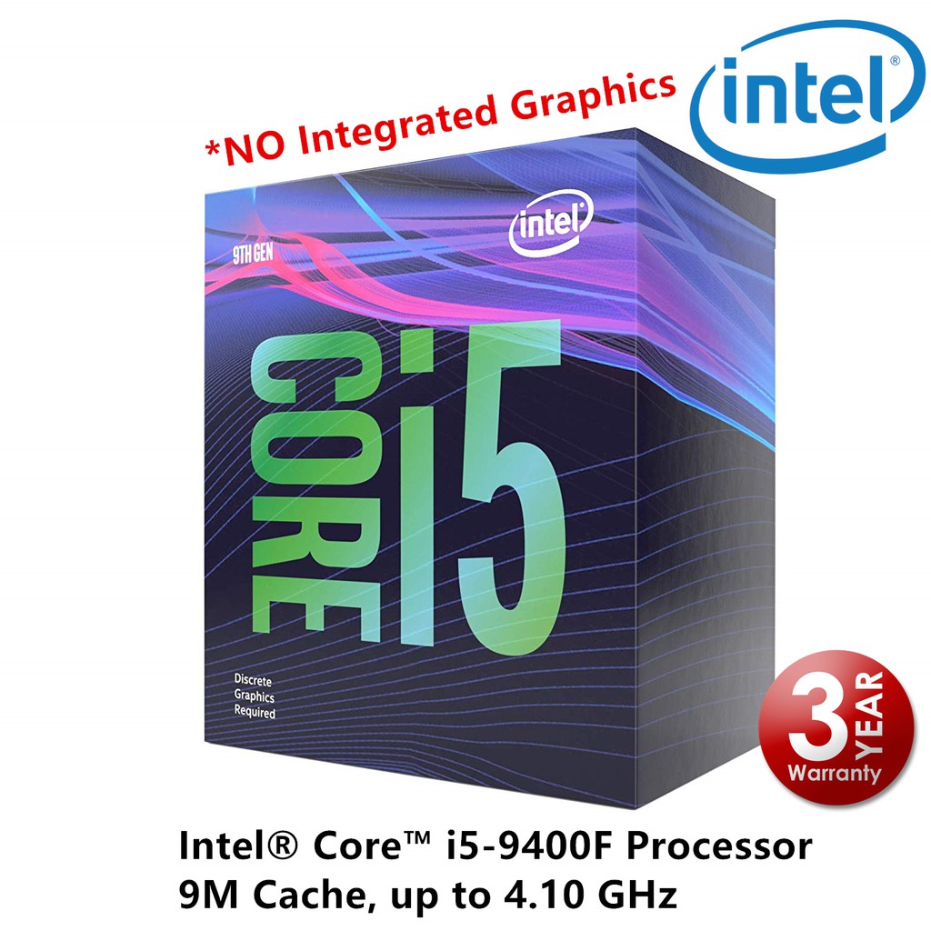 Intel Core i59400F Processor "NO Integrated Graphic" Shopee Malaysia