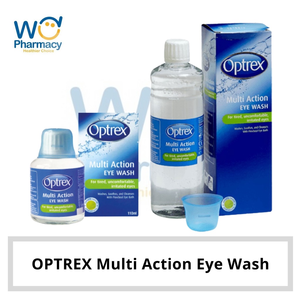 OPTREX Multi Action Eye Wash 110ml / 300ml Shopee Malaysia