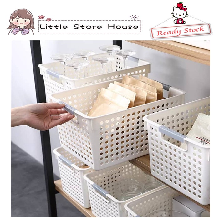 Multipurpose Stackable Design Small Kitchen Storage Bathroom Basket