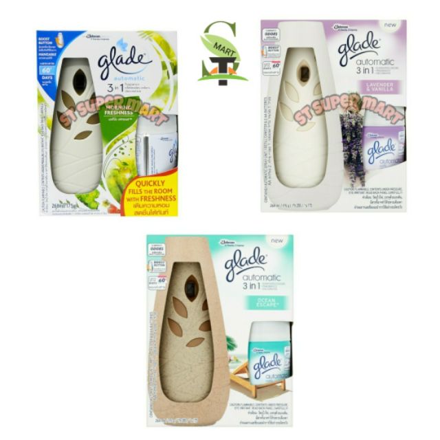 Glade 3in1 Automatic Spray 269ml (3 Variants Available) Shopee Malaysia