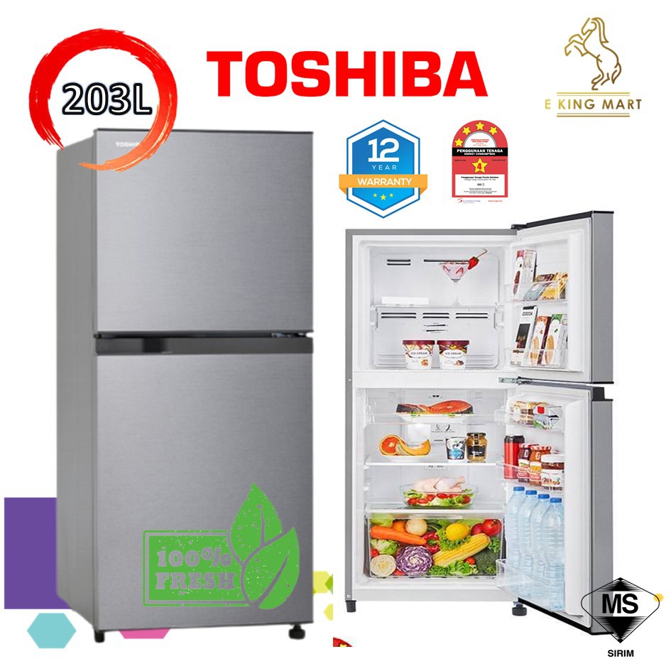 Toshiba / Winia Deawoo 2 Door Fridge / Refrigerator BIG Freezer 203