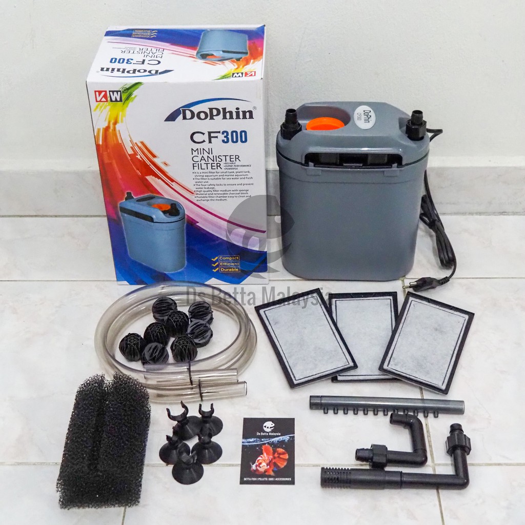 Dophin CF300 Hanging Canister Filter for Small Aquarium Shopee Malaysia
