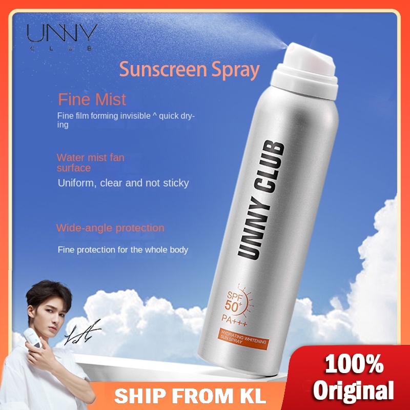 Unny Club Sunscreen Spray Sunblock Cream Whitening UV Isolation