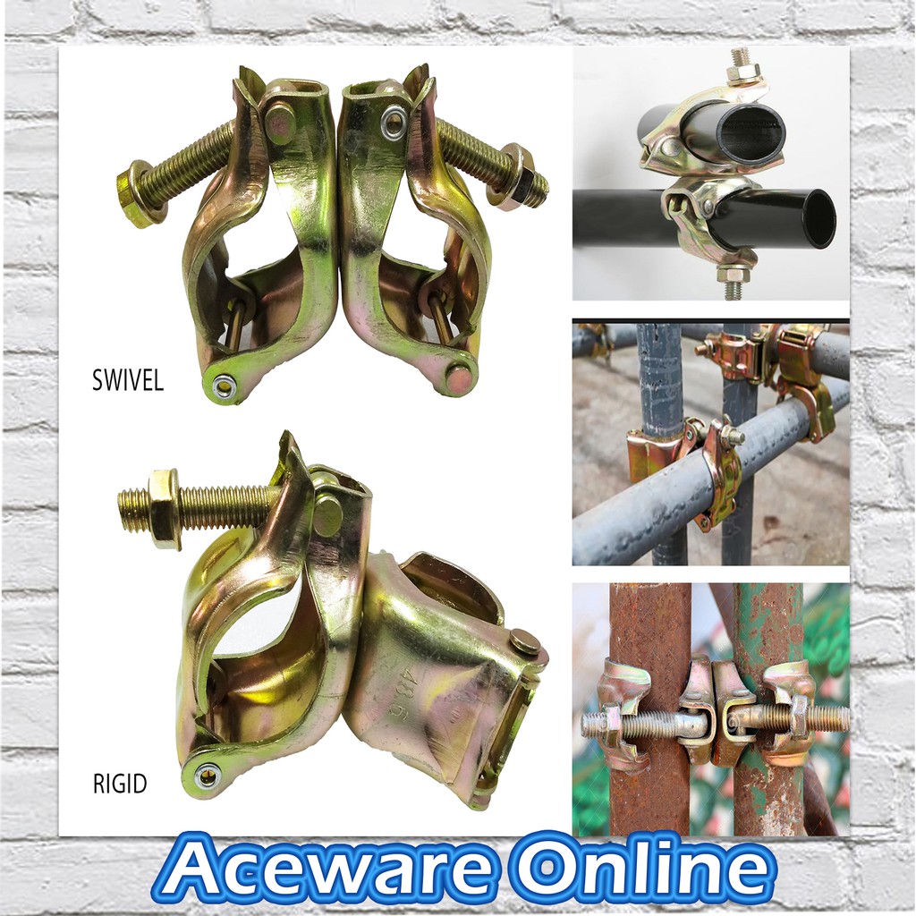 Construction Clamp Scaffolding Clamps Rigid and Swivel Shopee Malaysia