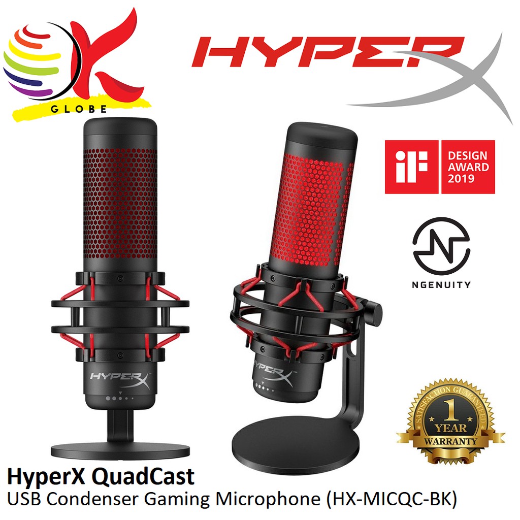 HYPERX QUADCAST (HXMICQCBK) / SOLOCAST (HMIS1XXXBK/G) / QUADCAST S