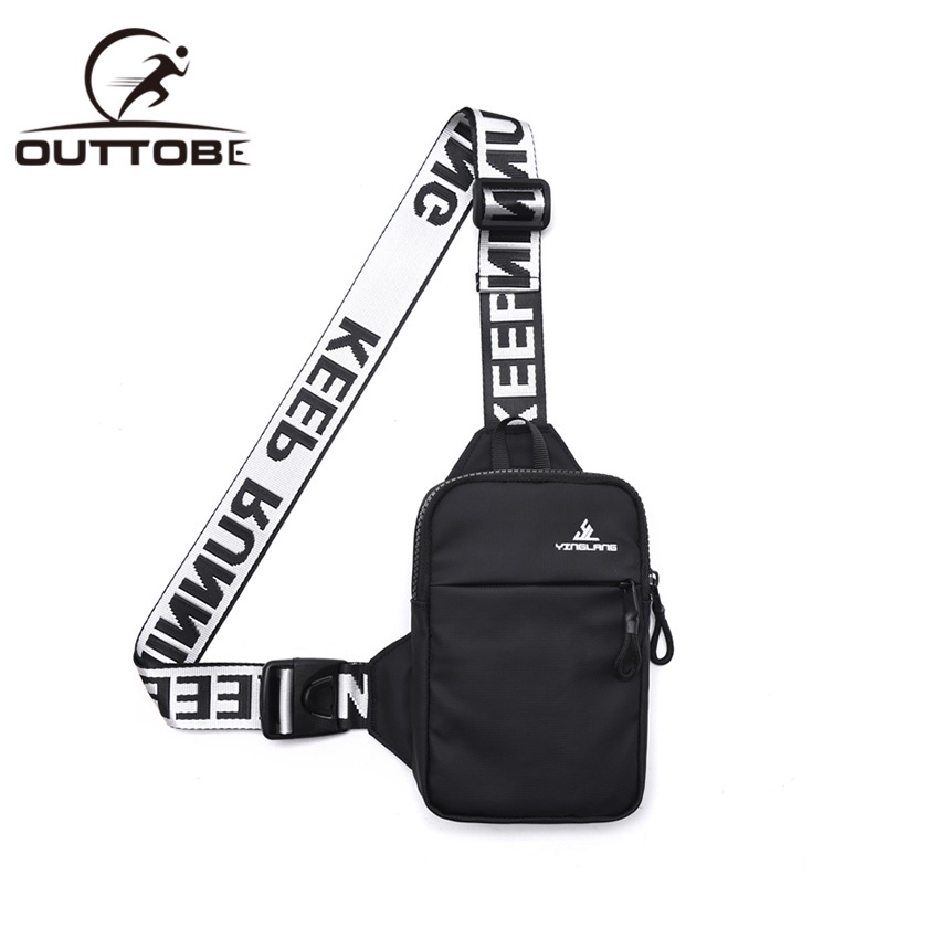 Outtobe Sports Chest Bag Unisex Mini Crossbody Bag Waterproof Chest Bag