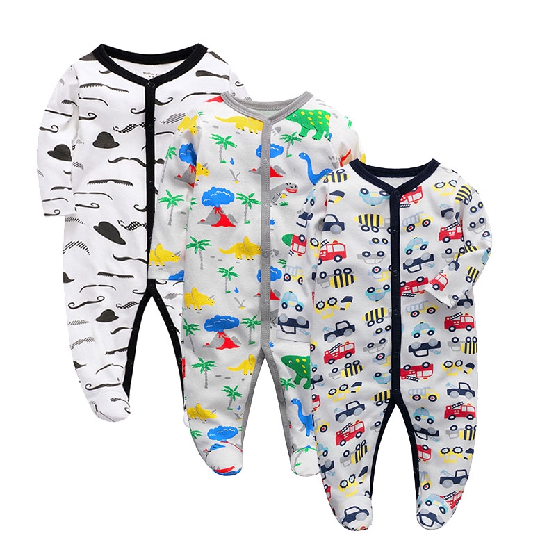 Baby Clothing boy Newborn Romper Footed Sleepsuit Cotton Baby Pajamas