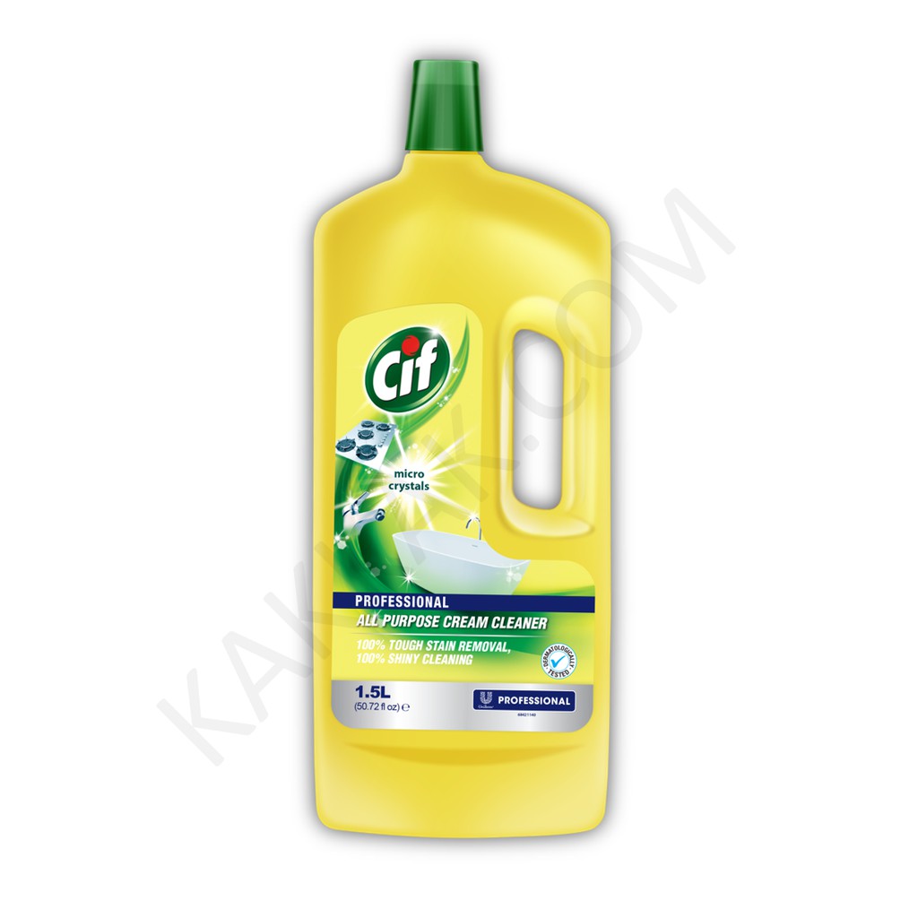 CIF Professional All Purpose Cream Cleaner Lemon 1.5L PGMall