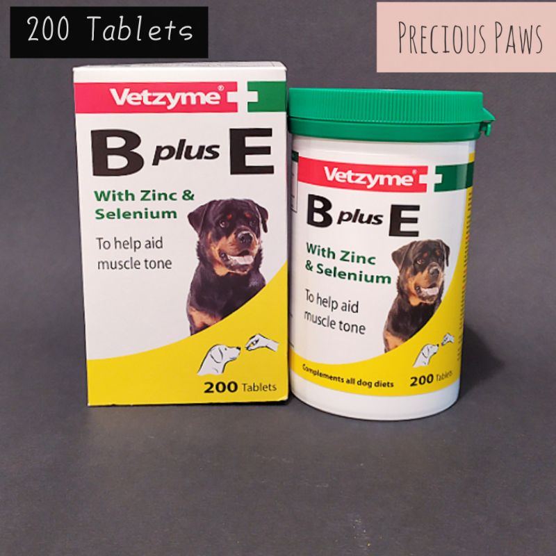 【Ready Stock】VETZYME B Plus E With Zinc & Selenium Dog Multivitamins