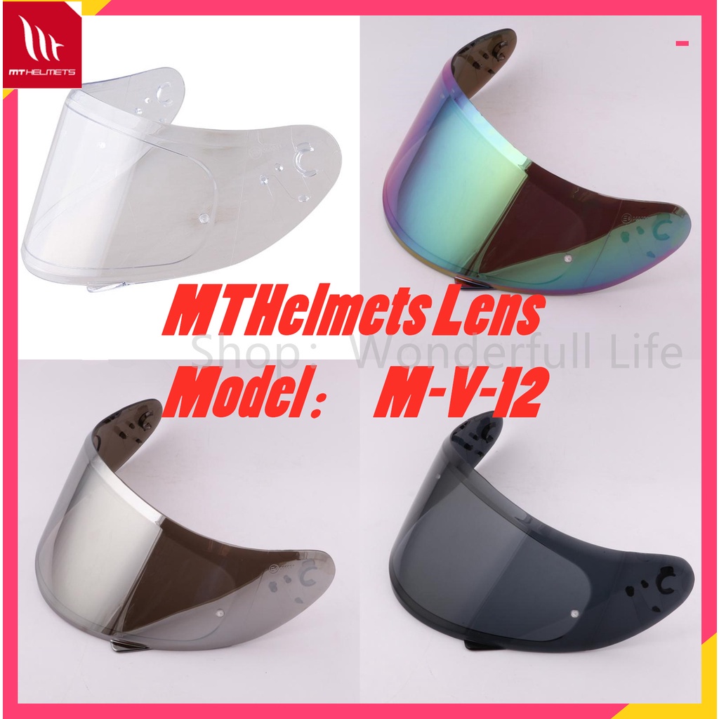 MTV12 MT Helmets Visor Lens MT Spare Visor Fit For (MT Revenge