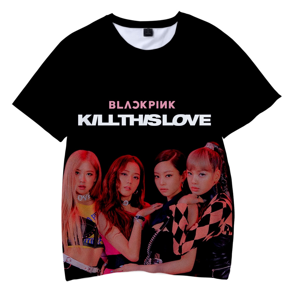 Blackpink 3D Printed Children Tshirts Special Summer