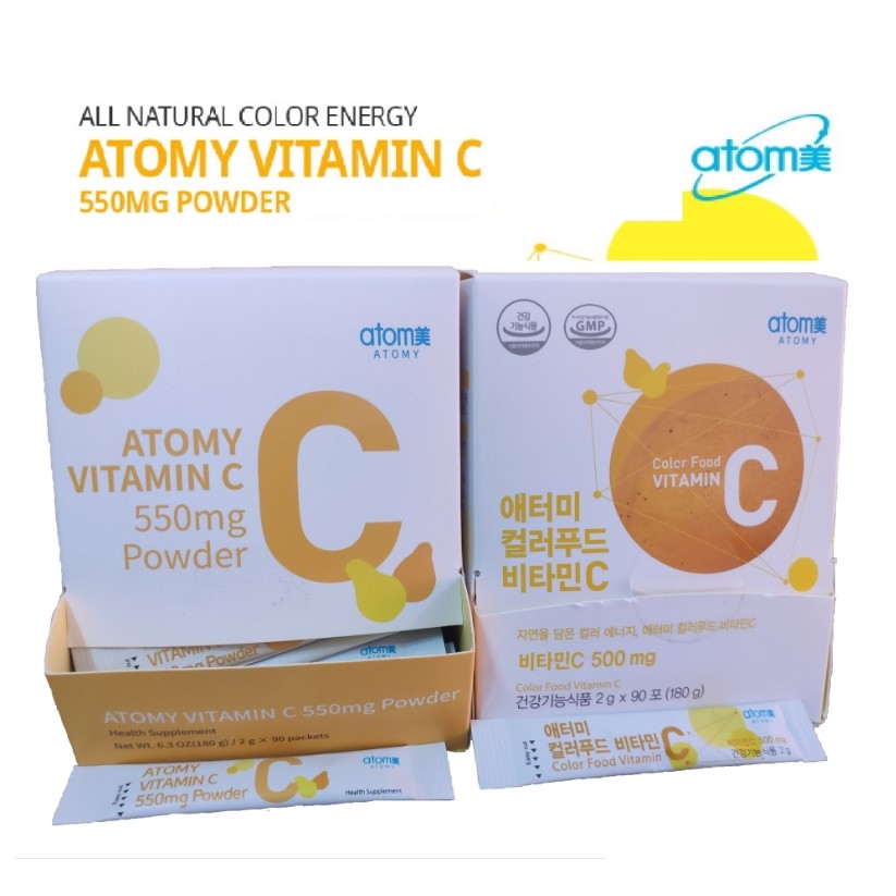 🔥Ready Stock KL 🔥Atomy color food vitamin C (2g x 90 sticks) 艾多美彩色维生素C Shopee Malaysia