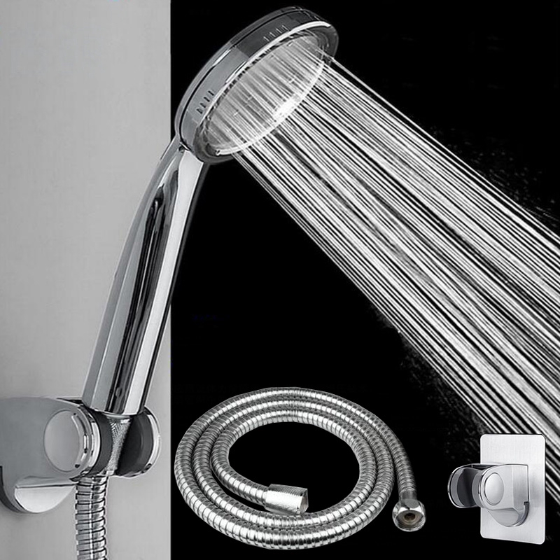 High Turbo Pressure Shower Head Bathroom Powerful Energy Water Saving