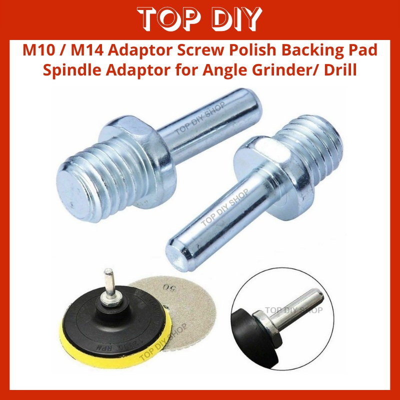 M10 / M14 Adaptor Screw for Polish Backing Pad Spindle Adaptor for