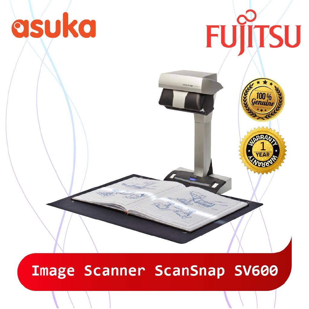 Fujitsu Image Scanner ScanSnap SV600 / Overhead scanner for your books, journals, and delicate
