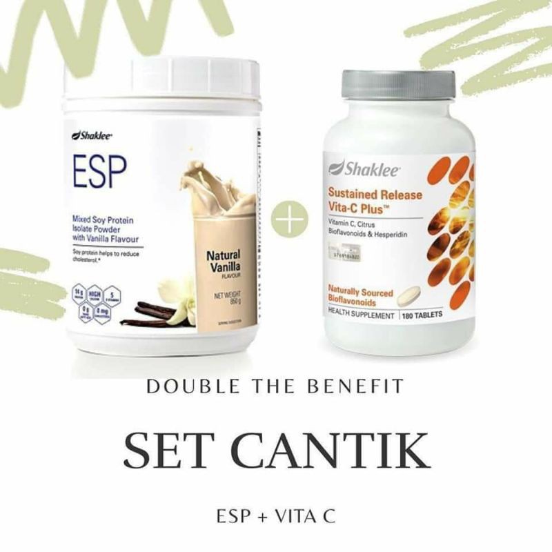 SHAKLEE ESP +SHAKLEE VITA C (trial set) or ESP only Shopee Malaysia